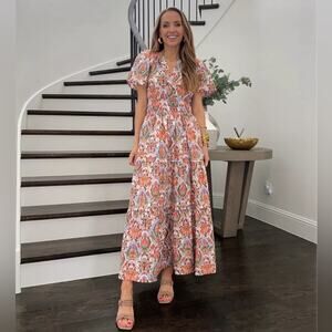 Anthro Somerset Floral Multicolor Dress